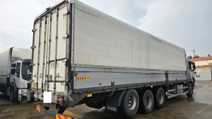 타타대우 프리마 420 후축 윙바디 14톤 오토 2