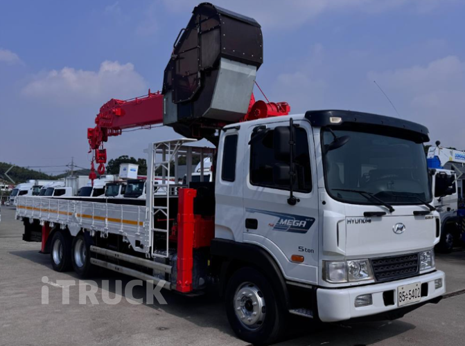 현대 카고크레인 광림 메가트럭 5톤 2