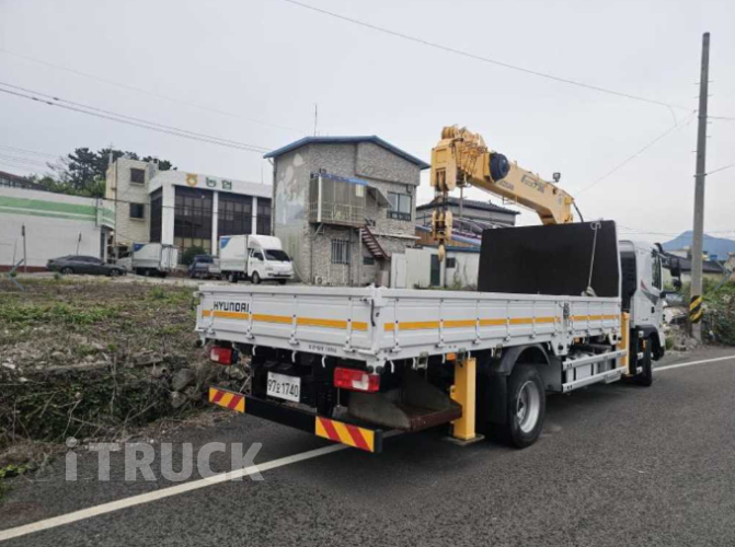 현대 카고크레인 수산중공업 18.1m 파비스 5톤 4