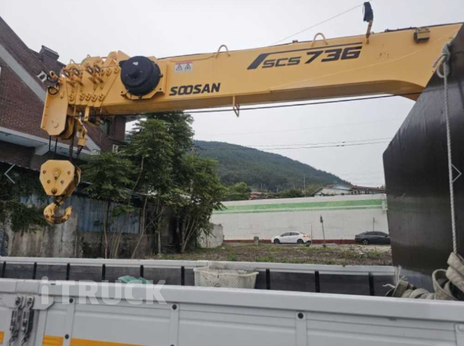 현대 카고크레인 수산중공업 18.1m 파비스 5톤 8