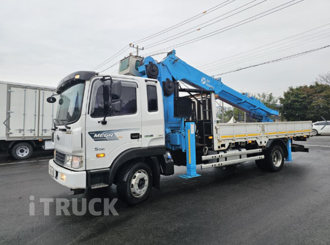 현대 카고크레인 동양 메가트럭 5톤 0