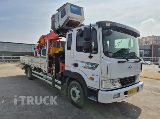 현대 카고크레인 광림 메가트럭 5톤 2