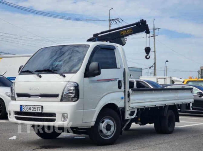 기아 카고크레인 동해기계항공 봉고3 1.2톤