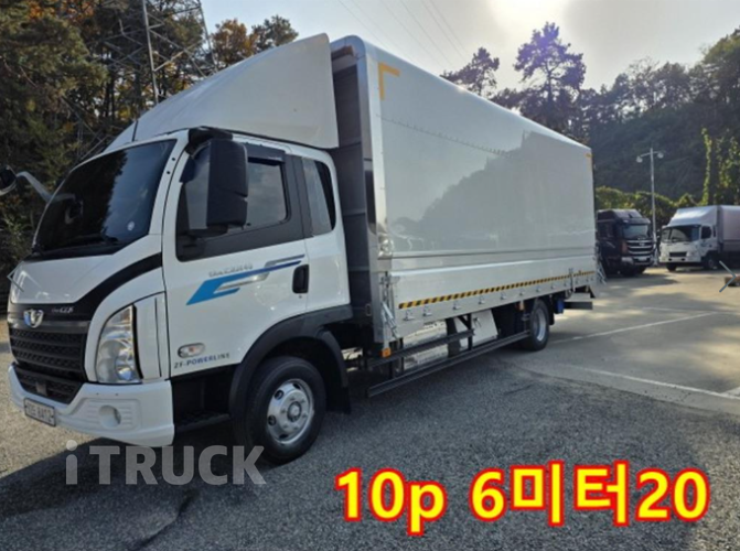 타타대우 더쎈 3.5톤 광폭 윙바디 슬리퍼캡(더블캡, 크루캡)