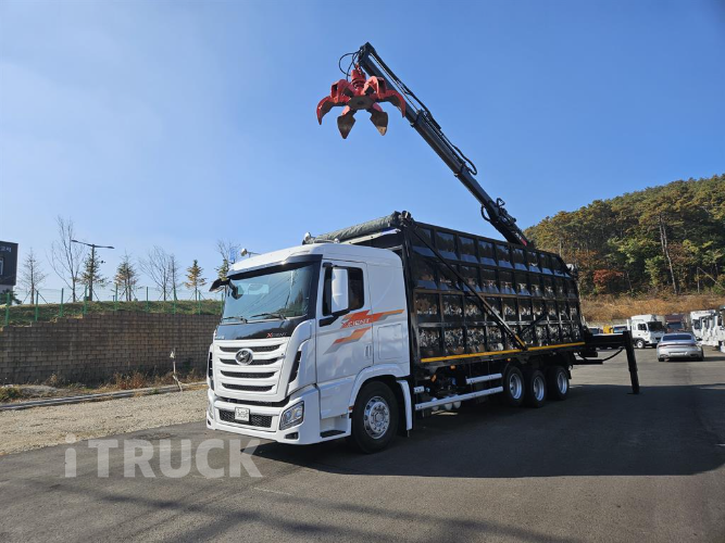 현대 엑시언트 집게차 350 9.5톤 수동 없음(순정) 7