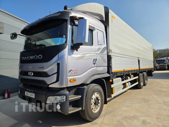 타타대우 프리마 420 후축 윙바디 14톤 오토