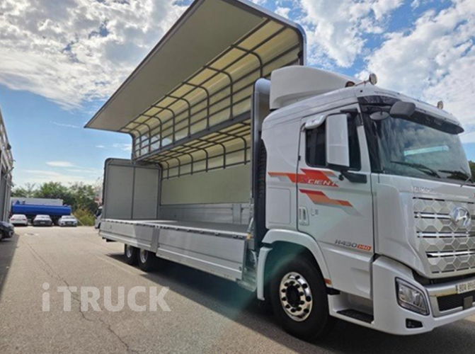 현대 엑시언트 430 단바리 윙바디 14톤 오토 4