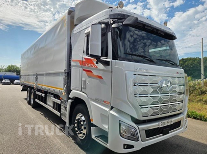 현대 엑시언트 430 단바리 윙바디 14톤 오토 1