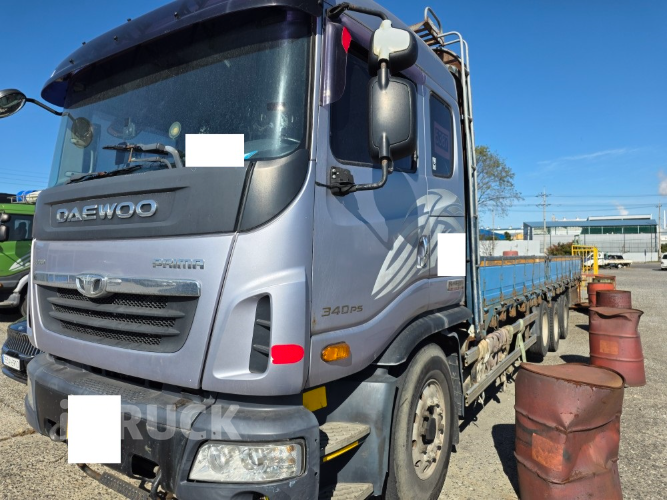 타타대우 프리마 340 앞축 카고 16톤 수동 2