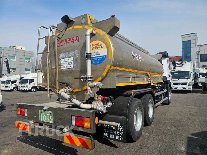 현대 살수차 뉴파워트럭 스텐탱크 15,500L 수동 3