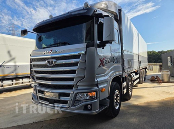 타타대우 맥쎈 570 앞축 상승윙바디 25톤 오토