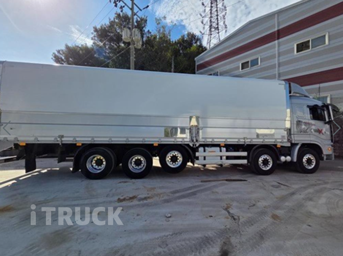 타타대우 맥쎈 570 앞축 상승윙바디 25톤 오토 4