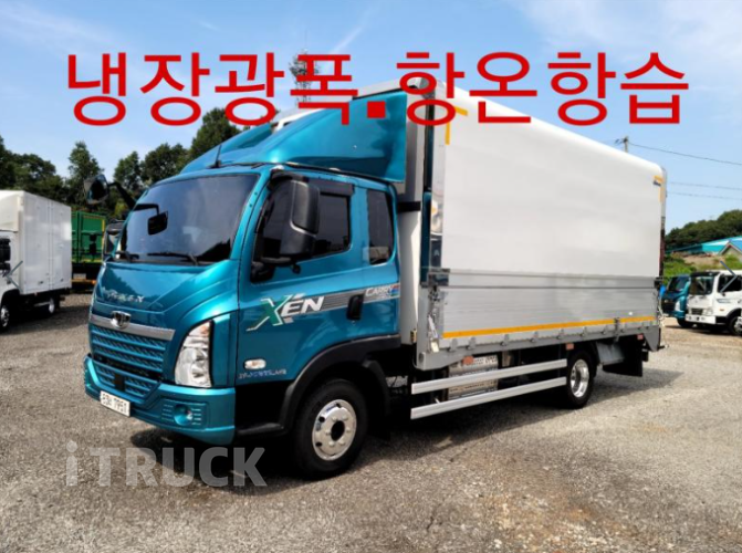 타타대우 더쎈 3.5톤 광폭 윙바디 슬리퍼캡(더블캡, 크루캡)