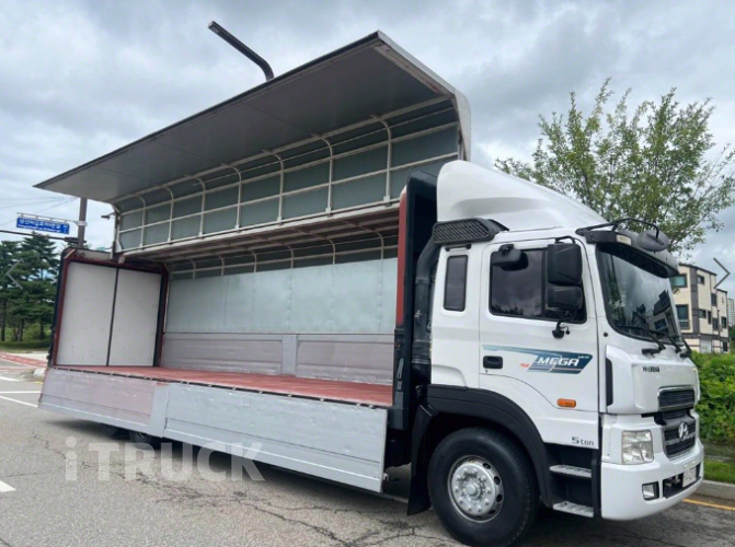 현대 메가트럭 와이드캡 280 후축 윙바디 5톤 수동 9