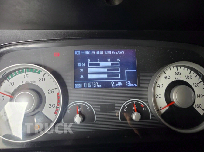 현대 메가트럭 와이드캡 280 단바리 냉동탑 5톤 수동 15