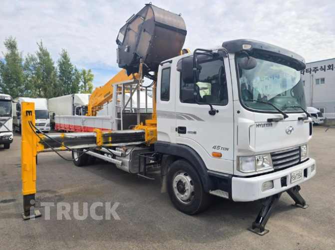 현대 카고크레인 수산중공업 메가트럭 5톤 1