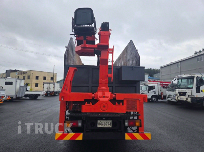 현대 메가트럭 집게차 280 5톤 수동 광림 6