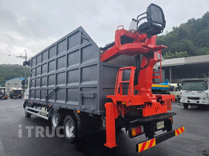 현대 메가트럭 집게차 280 5톤 수동 광림 5