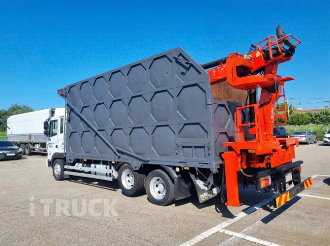 현대 메가트럭 집게차 280 5톤 수동 광림 5