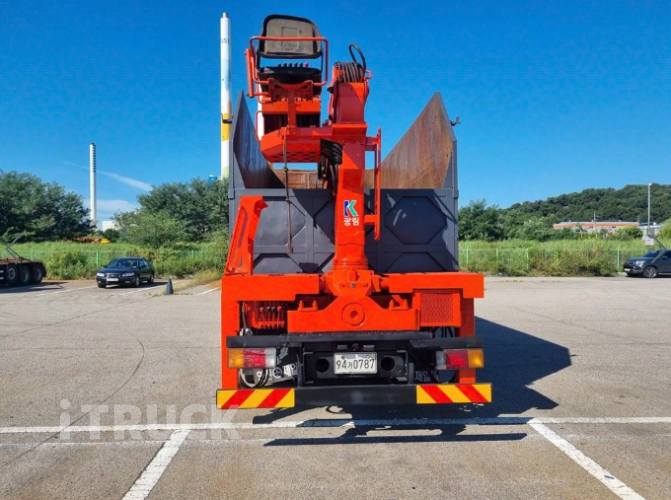 현대 메가트럭 집게차 280 5톤 수동 광림 7