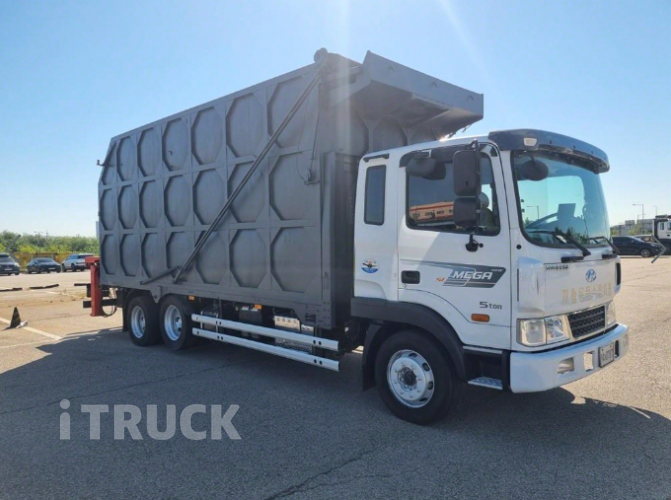 현대 메가트럭 집게차 280 5톤 수동 광림 1