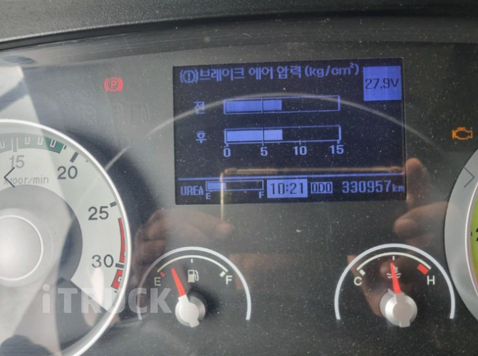 현대 메가트럭 집게차 280 5톤 수동 광림 12