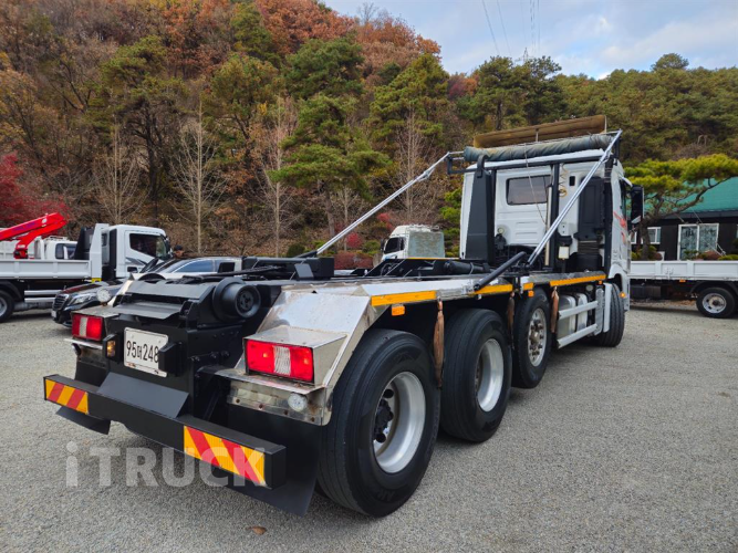 현대 엑시언트 암롤 540 22.5톤 오토 리타더 앞축 4