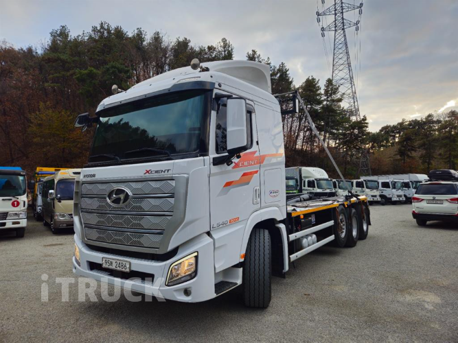 현대 엑시언트 암롤 540 22.5톤 오토 리타더 앞축 0