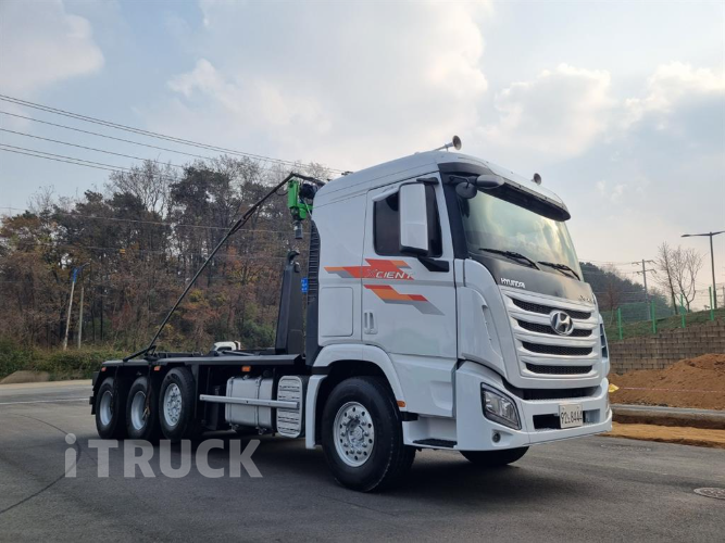 현대 엑시언트 집게차 440 24톤 오토 없음(순정)