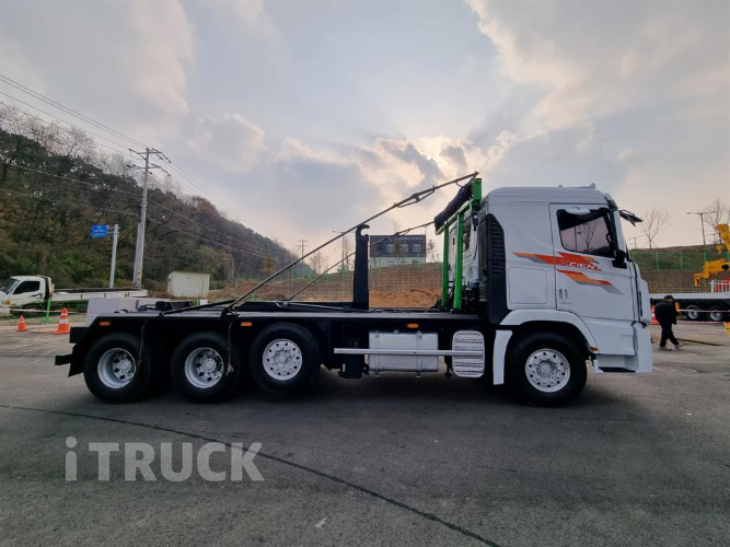 현대 엑시언트 암롤 440 24톤 오토 앞축 3