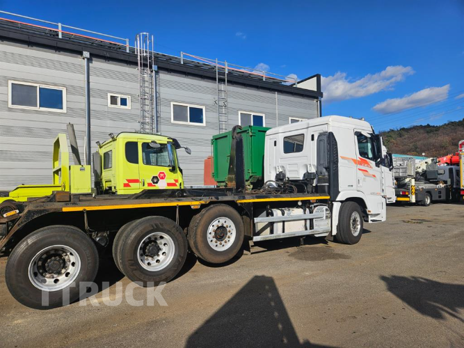 현대 엑시언트 암롤 24톤 수동 앞축 2