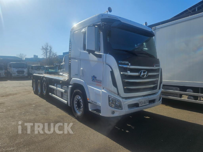 현대 엑시언트 암롤 540 24톤 오토 앞축 1