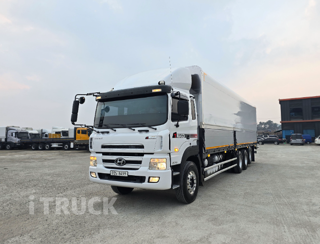 현대 트라고 420 후축 윙바디 14톤 오토