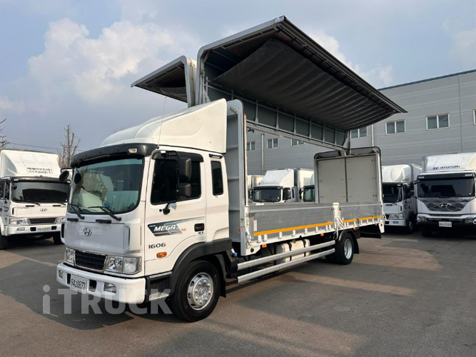 현대 메가트럭 280 단바리 윙바디 5톤 수동 12