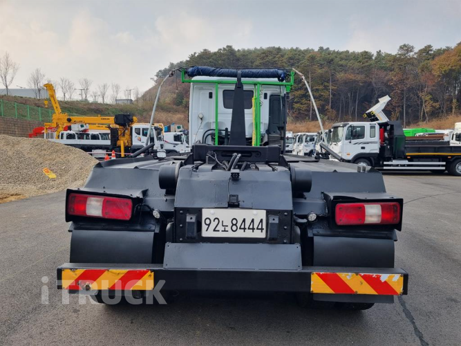 현대 엑시언트 암롤 440 24톤 오토 앞축 4