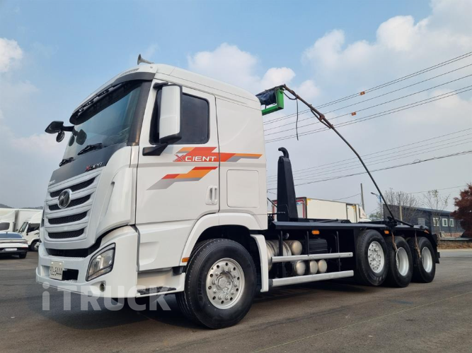 현대 엑시언트 암롤 440 24톤 오토 앞축 0