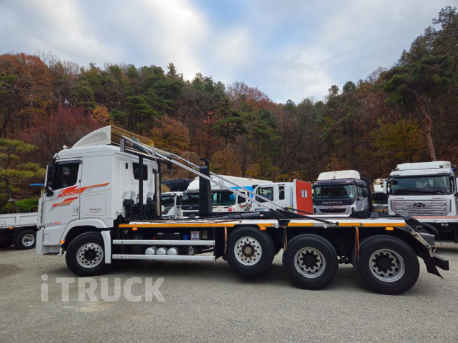 현대 엑시언트 암롤 540 22톤 오토 앞축 4