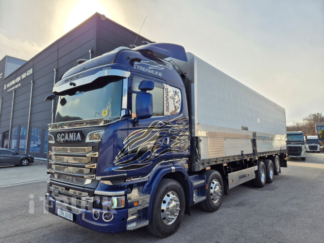 스카니아 R 490 후축 상승윙바디 25톤 오토