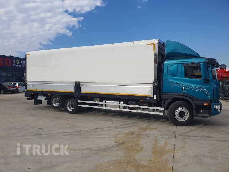 타타대우 프리마 고하중 320 후축 상승윙바디 9톤 수동