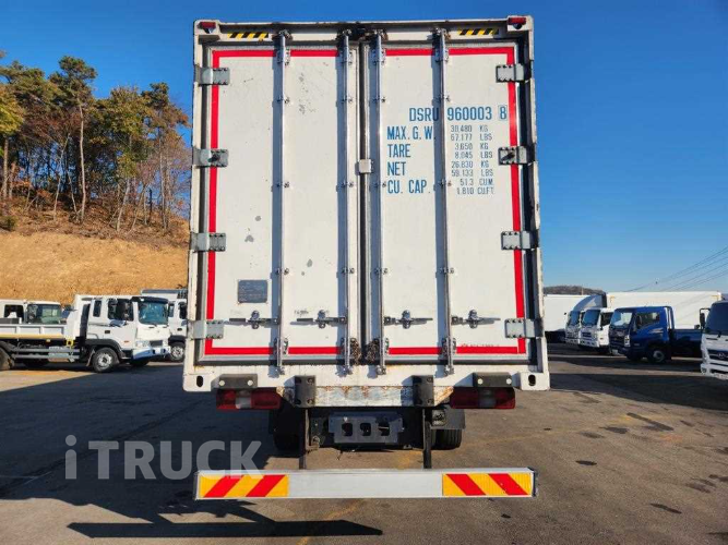 현대 엑시언트 프로 십바리 냉동 컨테이너탑 14.5톤 오토 리타더 6