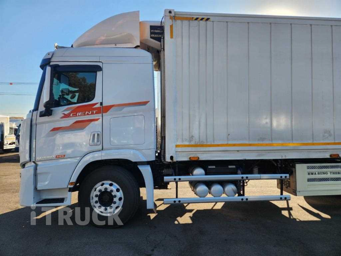 현대 엑시언트 프로 십바리 냉동 컨테이너탑 14.5톤 오토 리타더 8