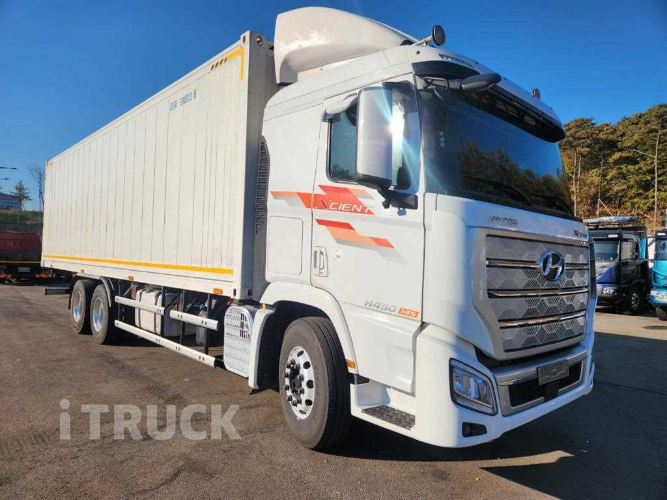 현대 엑시언트 프로 십바리 냉동 컨테이너탑 14.5톤 오토 리타더 1