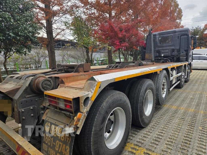 현대 엑시언트 암롤 540 21톤 오토 앞축