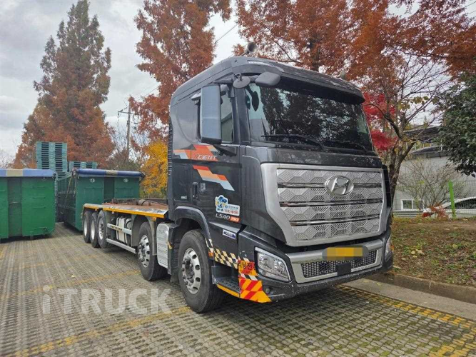 현대 엑시언트 암롤 540 21톤 오토 앞축 1