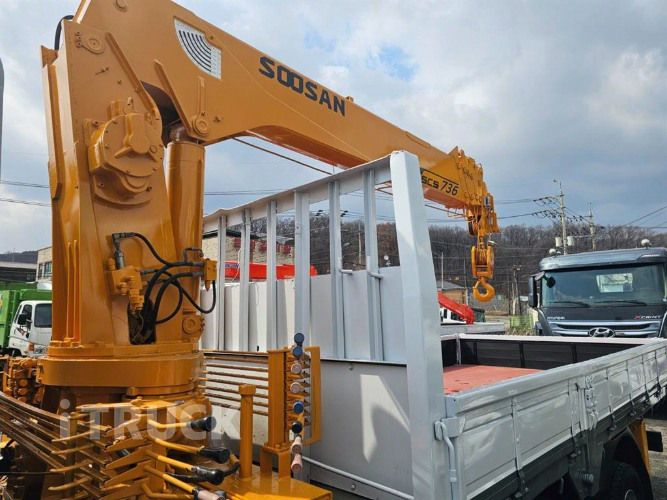 현대 카고크레인 없음(순정) 메가트럭 5톤 7