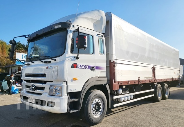 현대 트라고 420 십바리 윙바디 14톤 오토