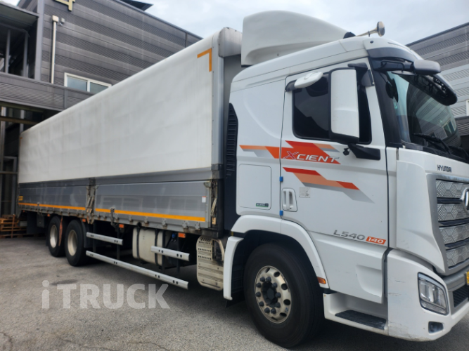 현대 엑시언트 540 십바리 윙바디 14톤 오토 리타더 0