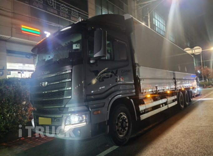 타타대우 맥쎈 480 후축 상승윙바디 16톤 오토 리타더