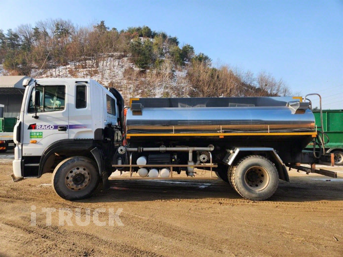 현대 살수차 트라고 스텐탱크 8,000L 수동 3