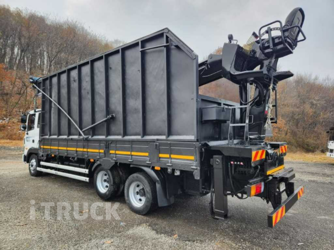 현대 메가트럭 집게차 280 5톤 수동 히야브 12000 3